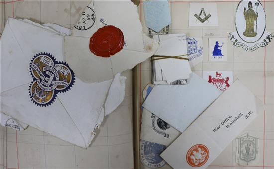 A book of Armorial Crests and Monograms